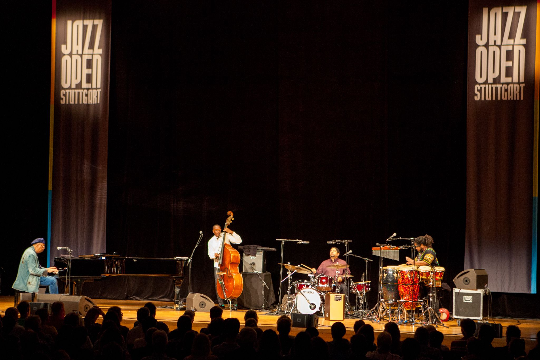 Stuttgart Jazz Open 2017. The Chucho Valdez Quartet at the Liederhalle's Hegelsall in Stuttgart.