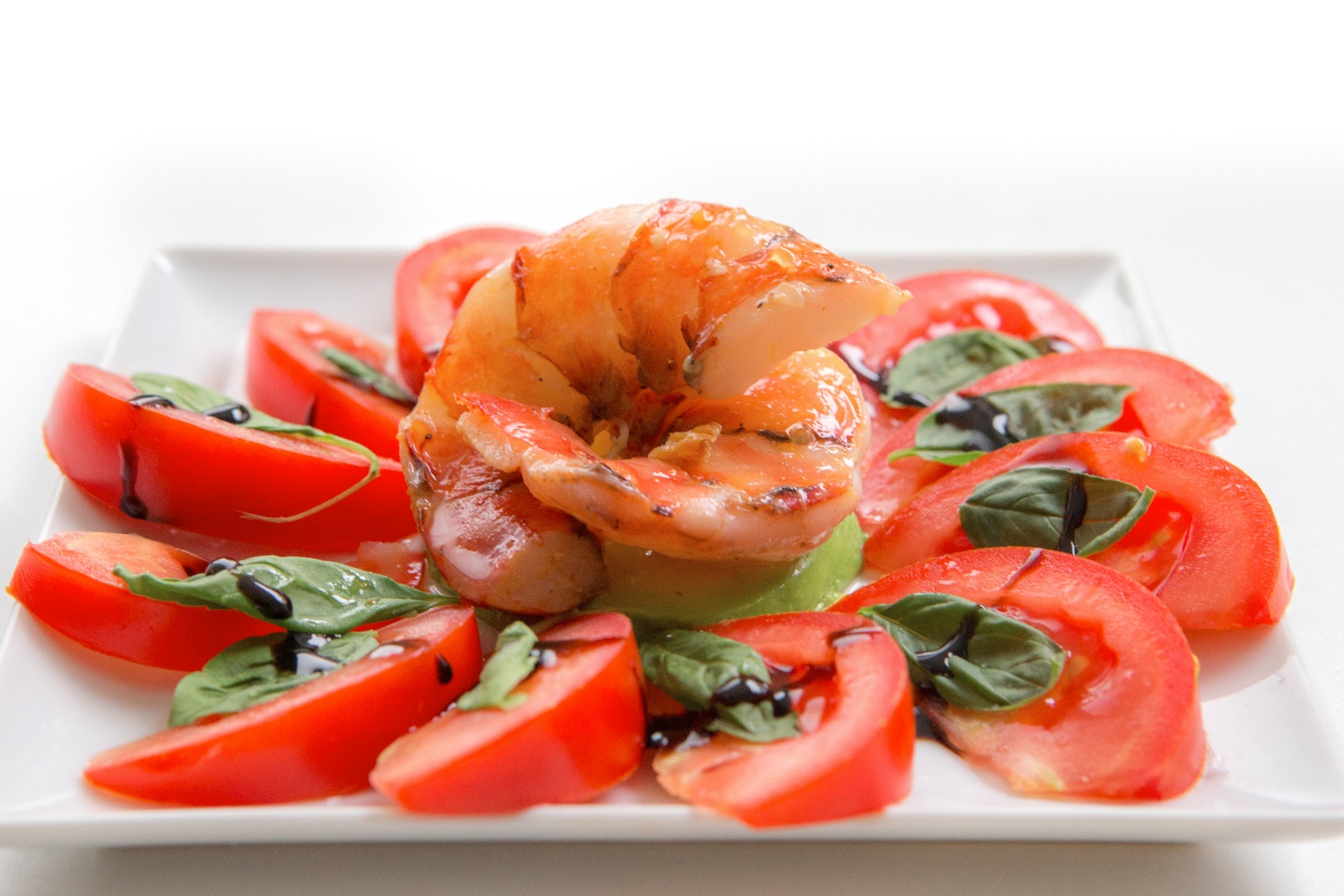 Salade de Tomates et crevettes